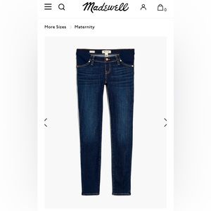 Madewell Maternity Side-Panel Skinny Jeans Woodland Wash Size 25
